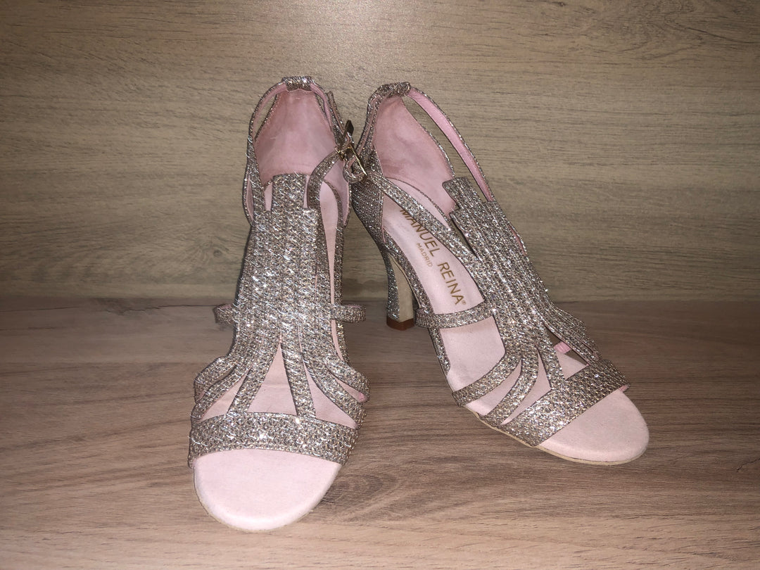 TOWER CHAMPAGNE PEARL SIZE 37 HEEL 7.5