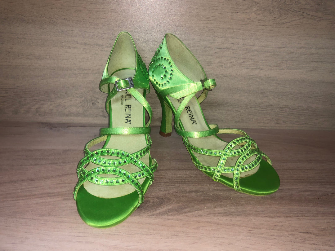 01 COMPETITION GREEN SIZE 38 HEEL 7.5