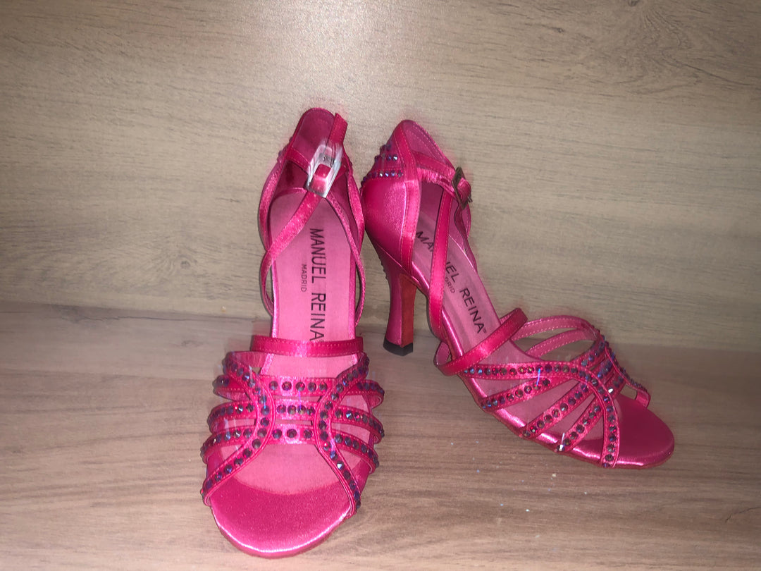 02 COMPETITION FUCHSIA SIZE 36 HEEL 7.5