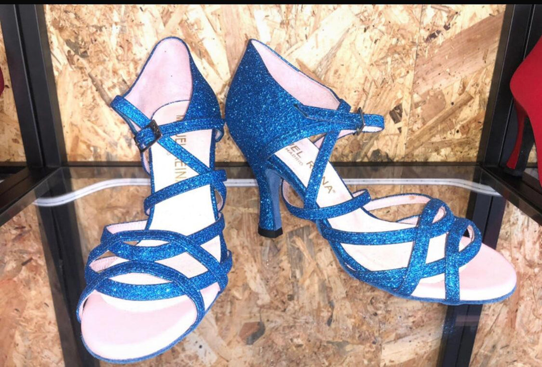 FLEX 2 GLAMOUR BLUE NÚMERO 36 TACÓN 7,5