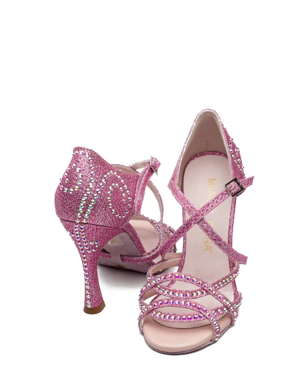 Competition 01 Fuxia Pearl Latin Dance Shoes