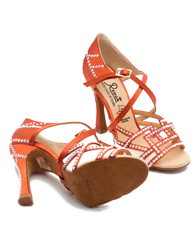 ZAPATOS DE BAILE LATINO Flex 13 Copper - Manuel Reina