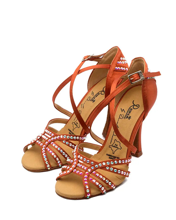 ZAPATOS DE BAILE LATINO Desiree Competition Copper - Manuel Reina