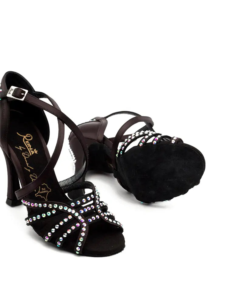 ZAPATOS DE BAILE LATINO Competition 02 Black - Manuel Reina
