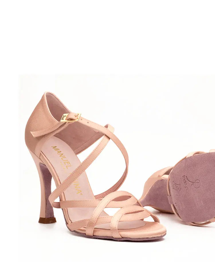 Zapatos de Baile Latino Flex 2 Nude - Manuel Reina