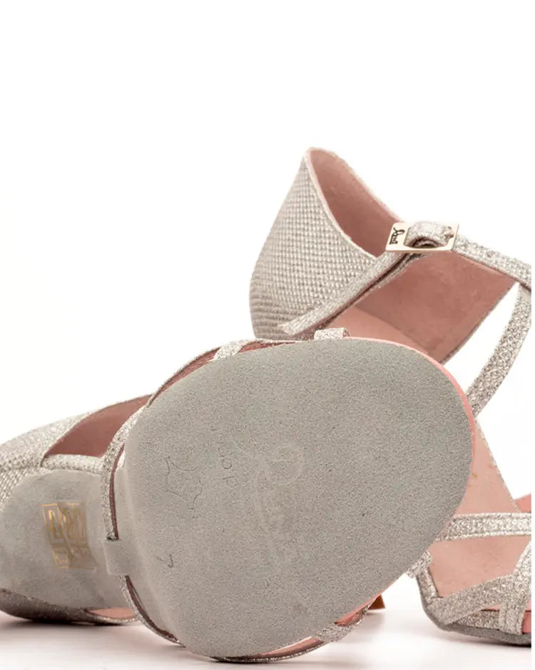 ZAPATOS DE BAILE LATINO  FLEX 2 SILVER PEARL