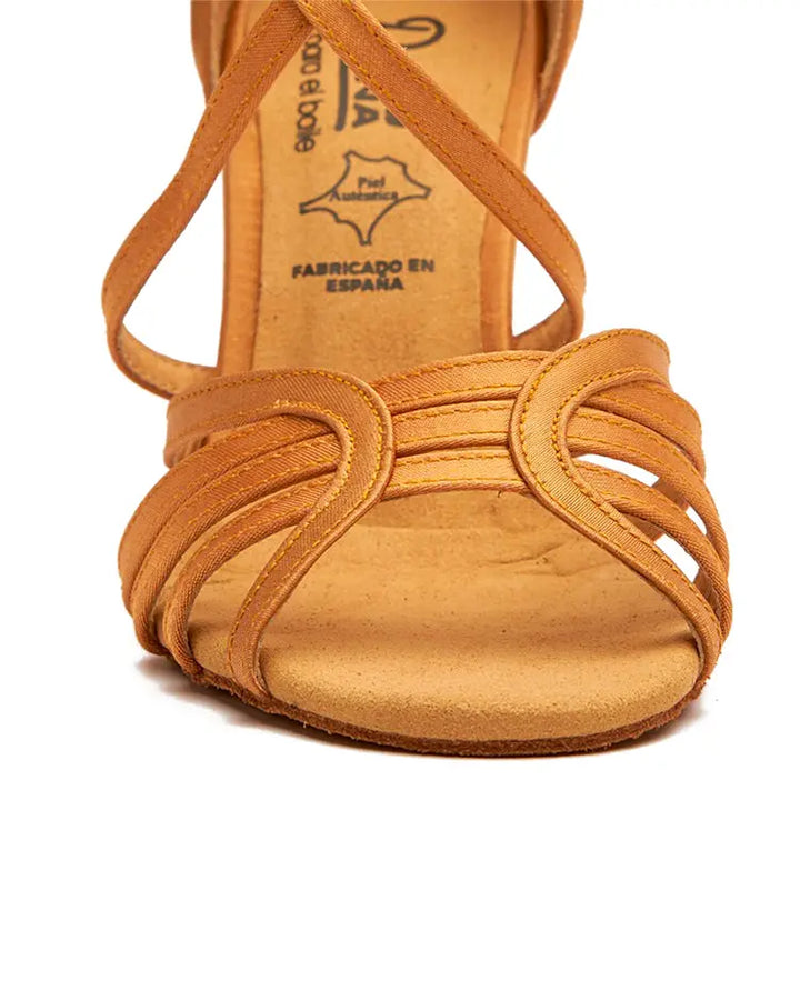 ZAPATOS DE BAILE LATINO Flex 8 Tan - Manuel Reina
