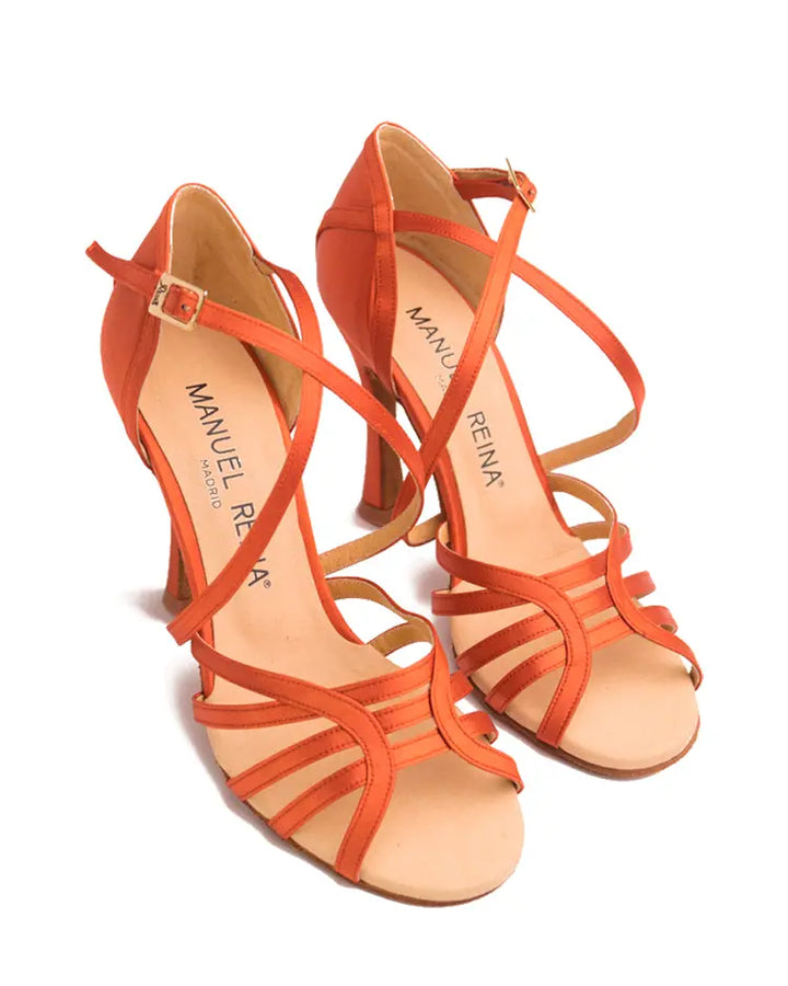 ZAPATOS DE BAILE LATINO Flex 8 Copper - Manuel Reina