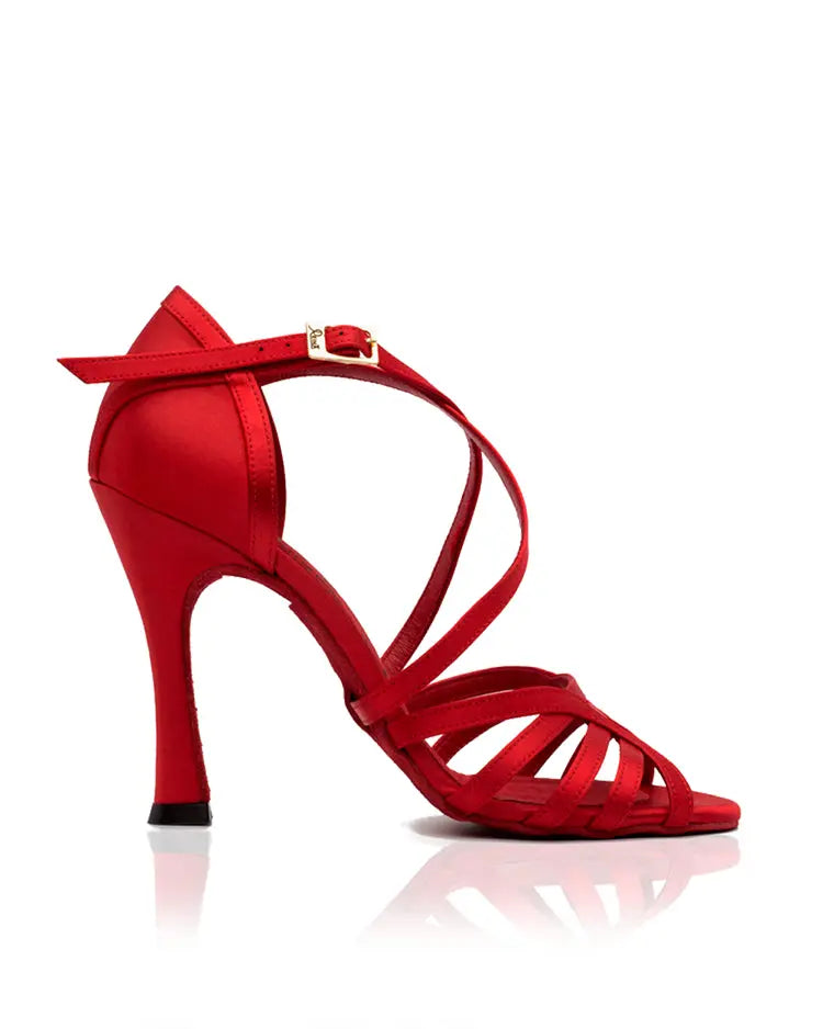 ZAPATOS DE BAILE LATINO Flex 8 Red - Manuel Reina