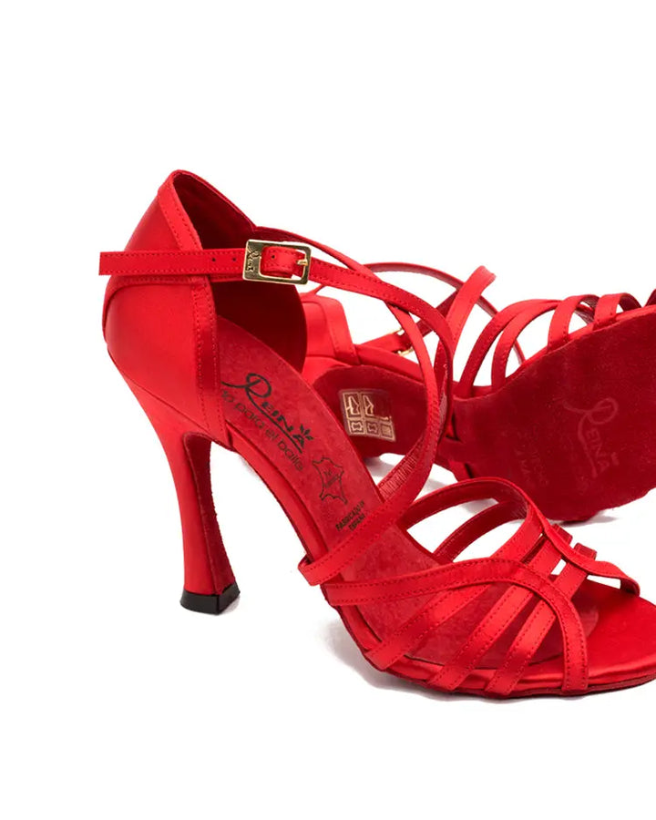 ZAPATOS DE BAILE LATINO Flex 8 Red - Manuel Reina