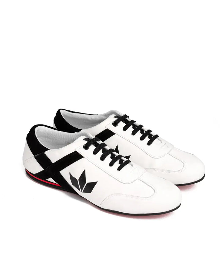 ZAPATOS DE BAILE LATINO Zeus Evo White - Manuel Reina