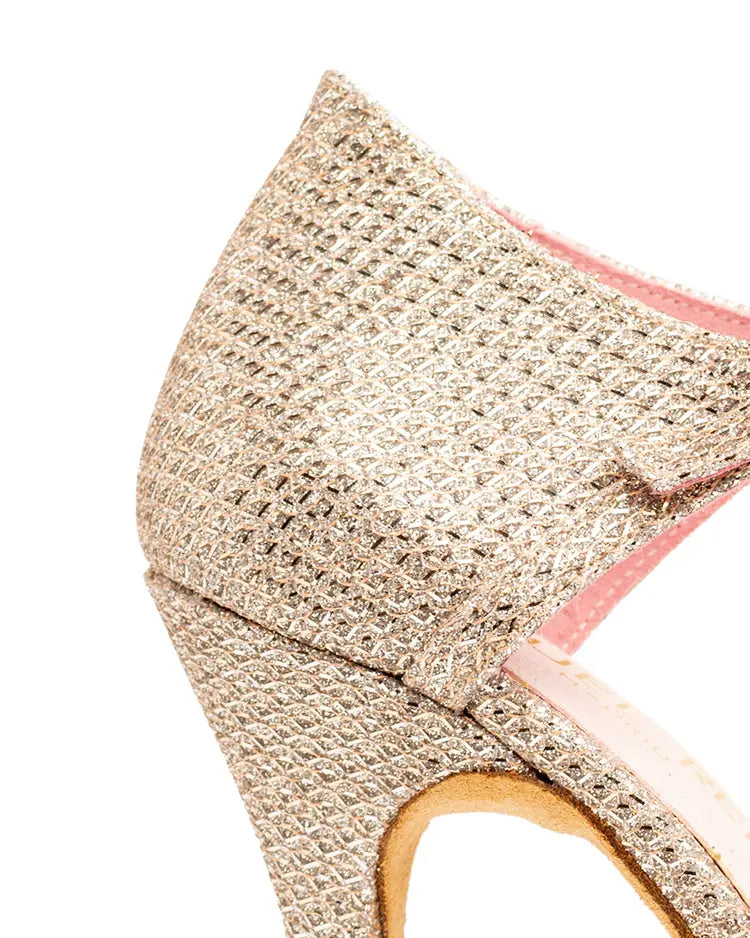 Zapatos de Baile Latino Flex 2 Champagne Pearl - Manuel Reina