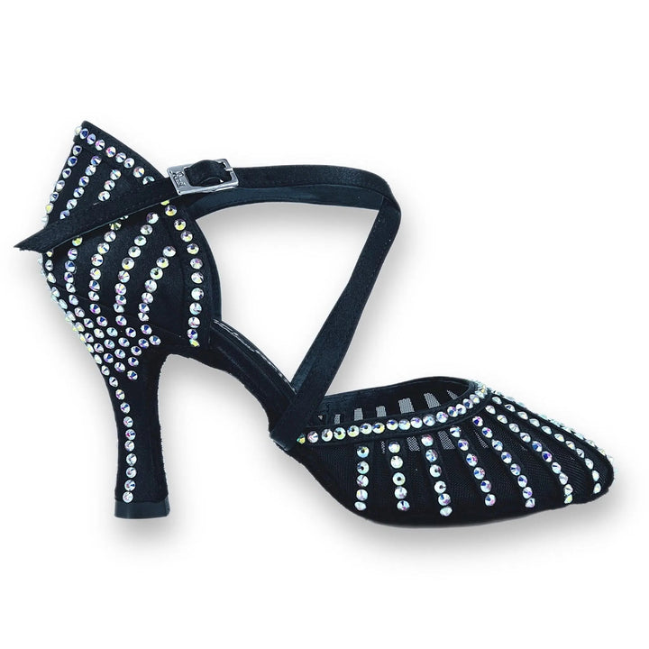 Amore Sole Black Latin Dance Shoes