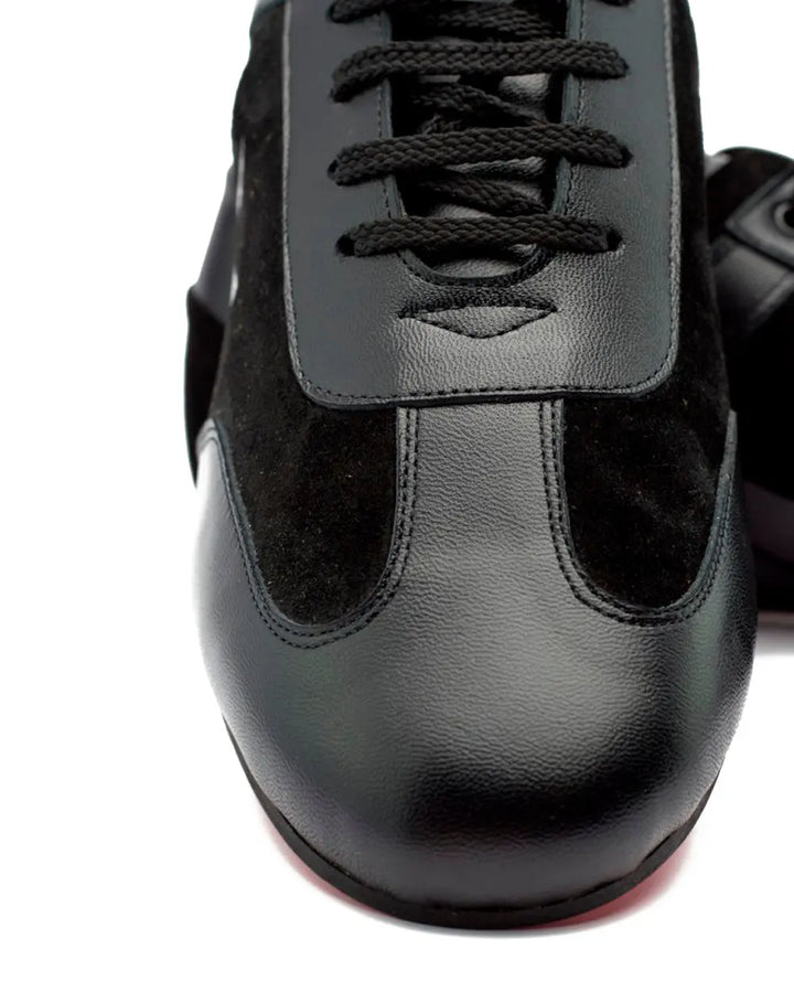 ZAPATOS DE BAILE LATINO Zeus Evo Black - Manuel Reina