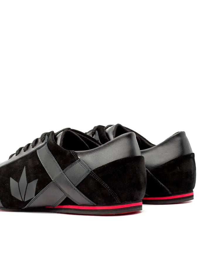 ZAPATOS DE BAILE LATINO Zeus Evo Black - Manuel Reina