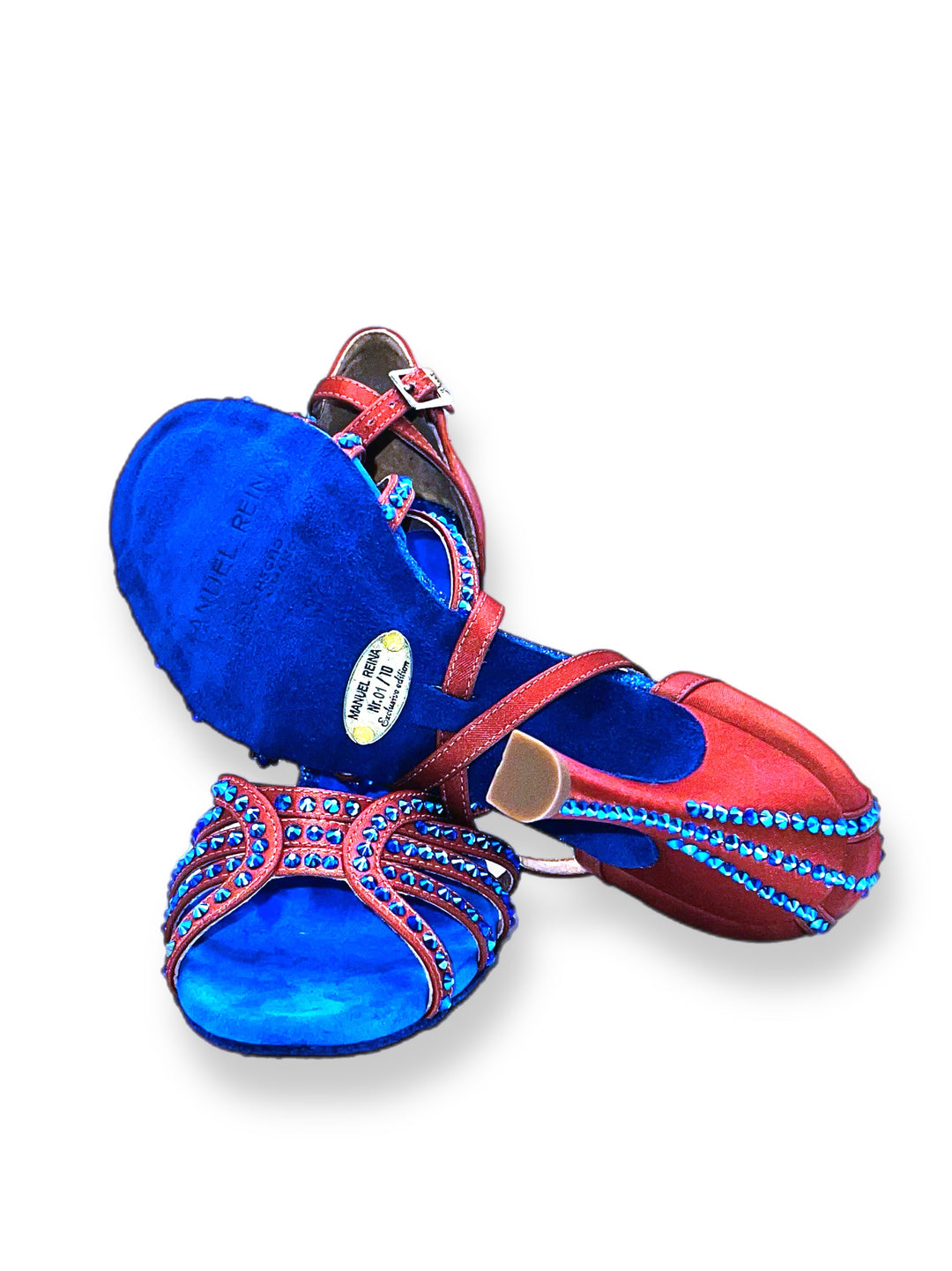 ZAPATOS DE BAILE LATINO Competition 02 Blue Edition