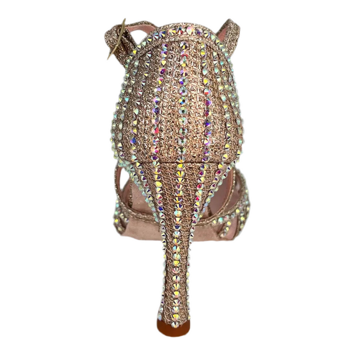 ZAPATOS DE BAILE LATINO Amore Sole Gold