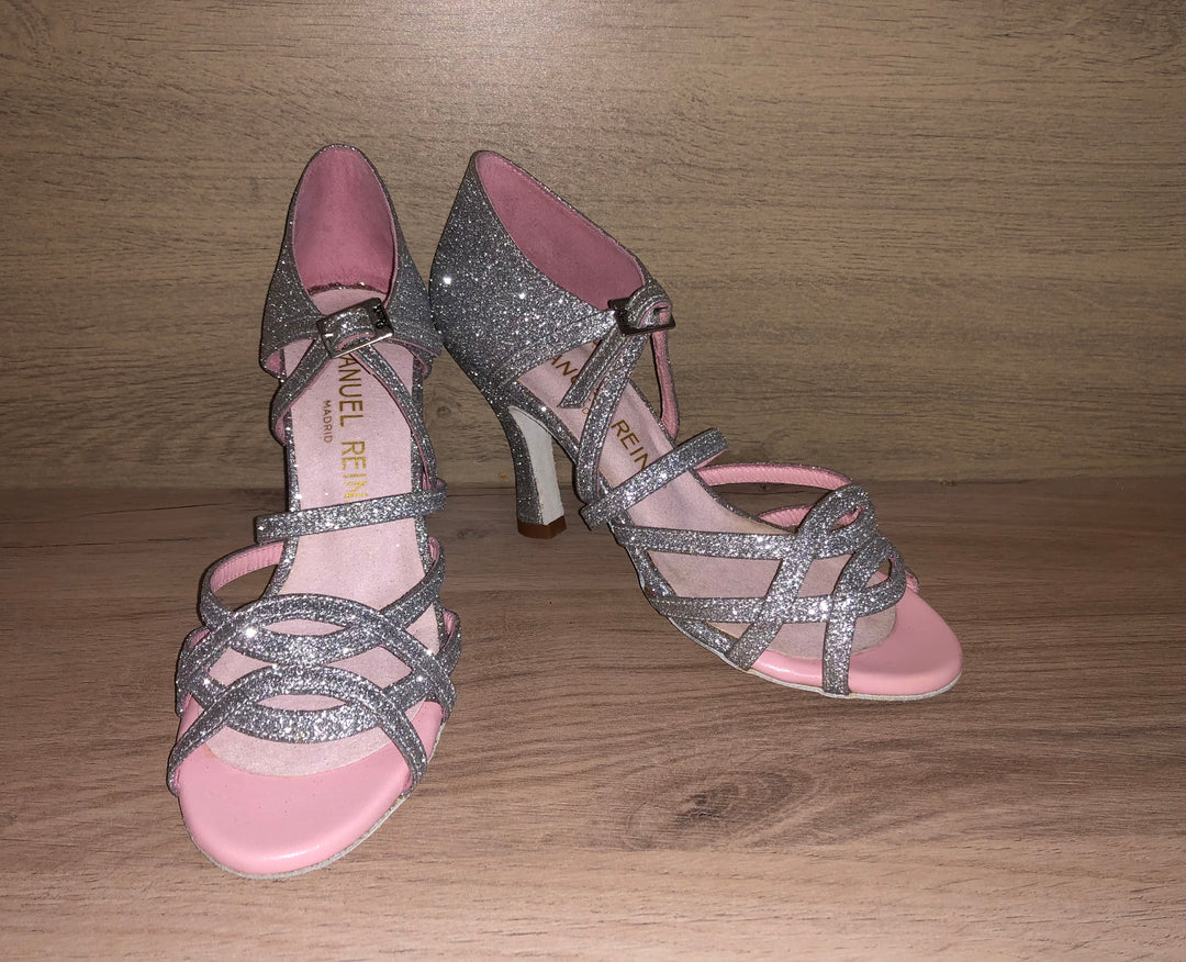 FLEX 2 SILVER GLAMOUR NÚMERO 36 TACÓN 7,5