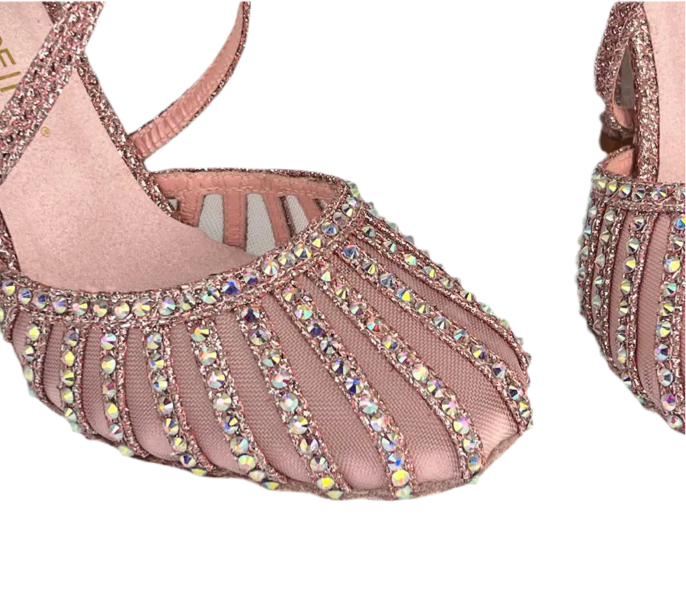 Amore Sole Rose Latin Dance Shoes