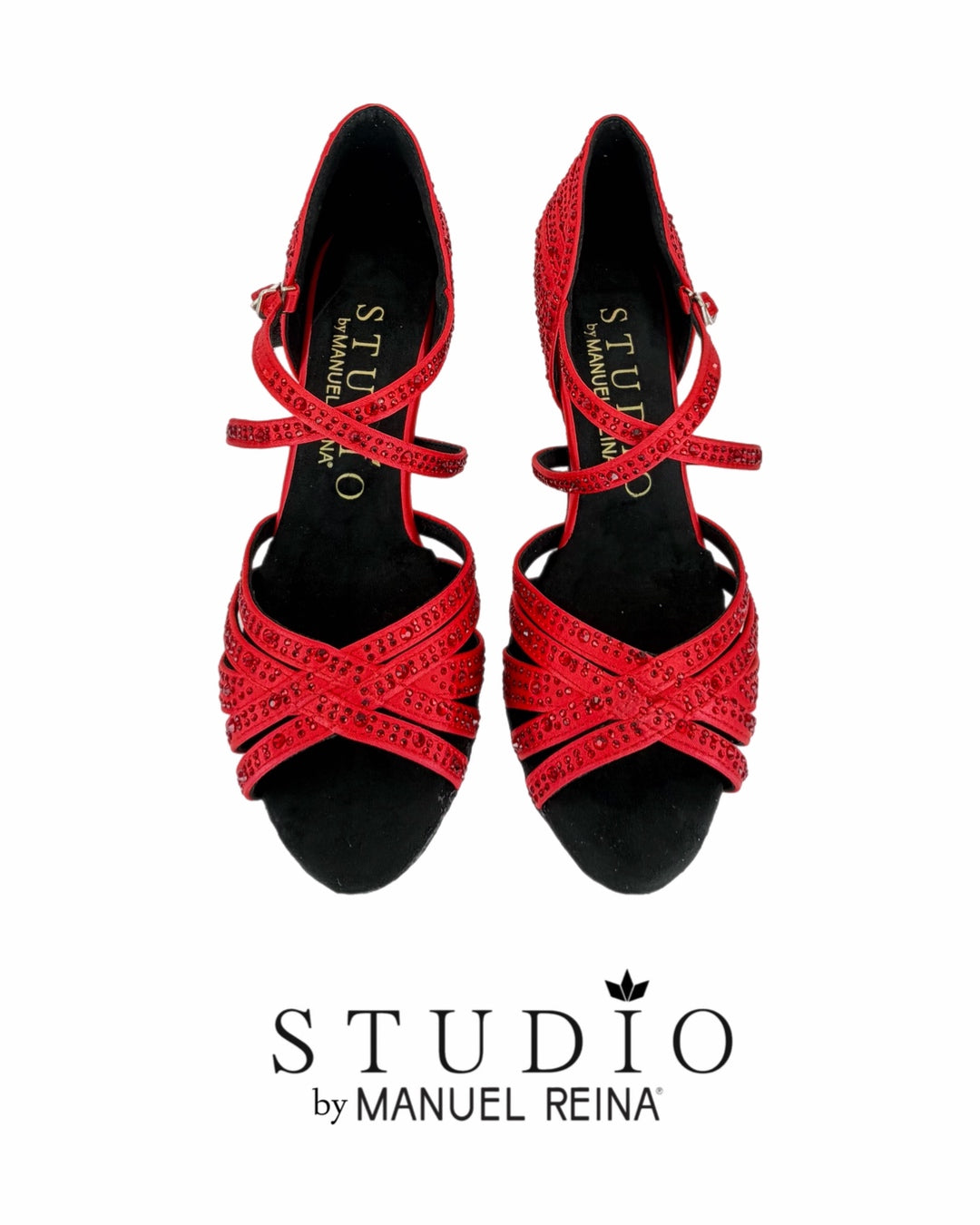 ZAPATOS DE BAILE LATINO     ST 02 RED