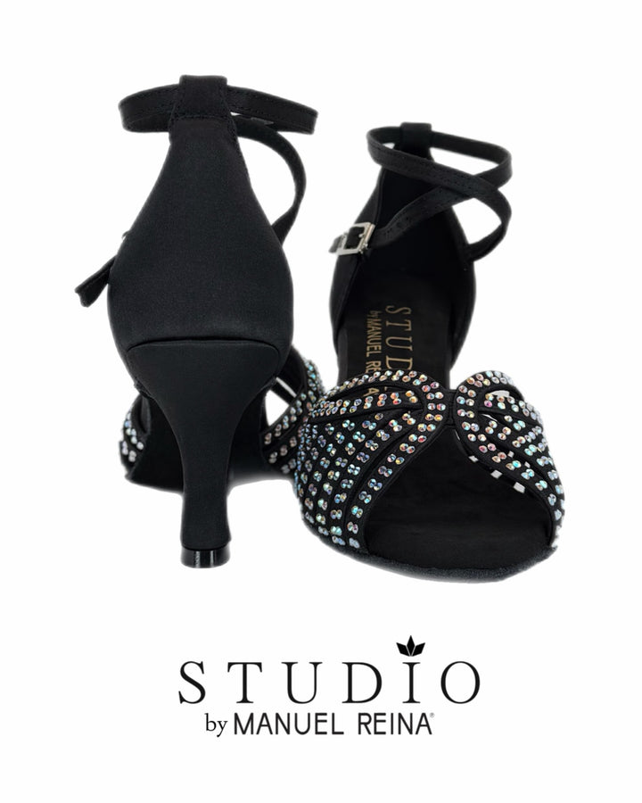 ZAPATOS DE BAILE LATINO     ST 03 BLACK
