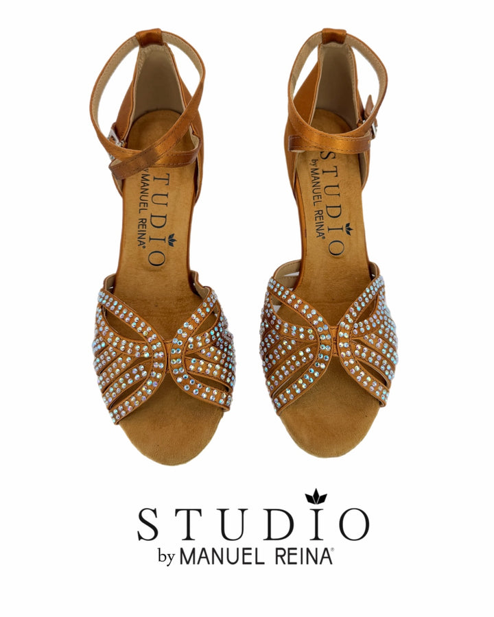 ZAPATOS DE BAILE LATINO     ST 03 COPPER