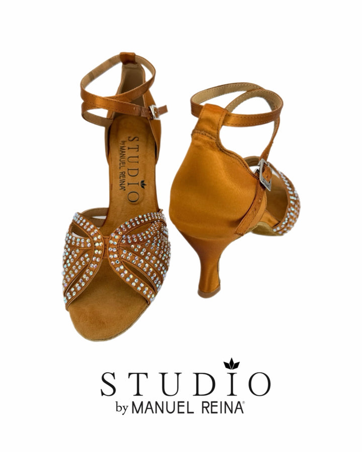 ZAPATOS DE BAILE LATINO     ST 03 COPPER
