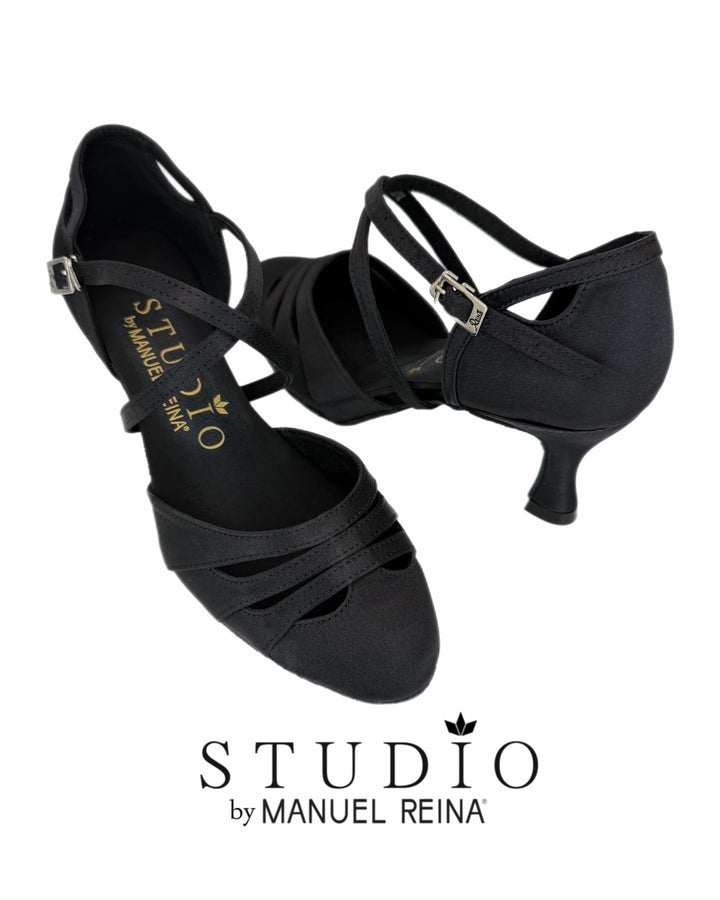 ZAPATOS DE BAILE LATINO     ST 01 BLACK