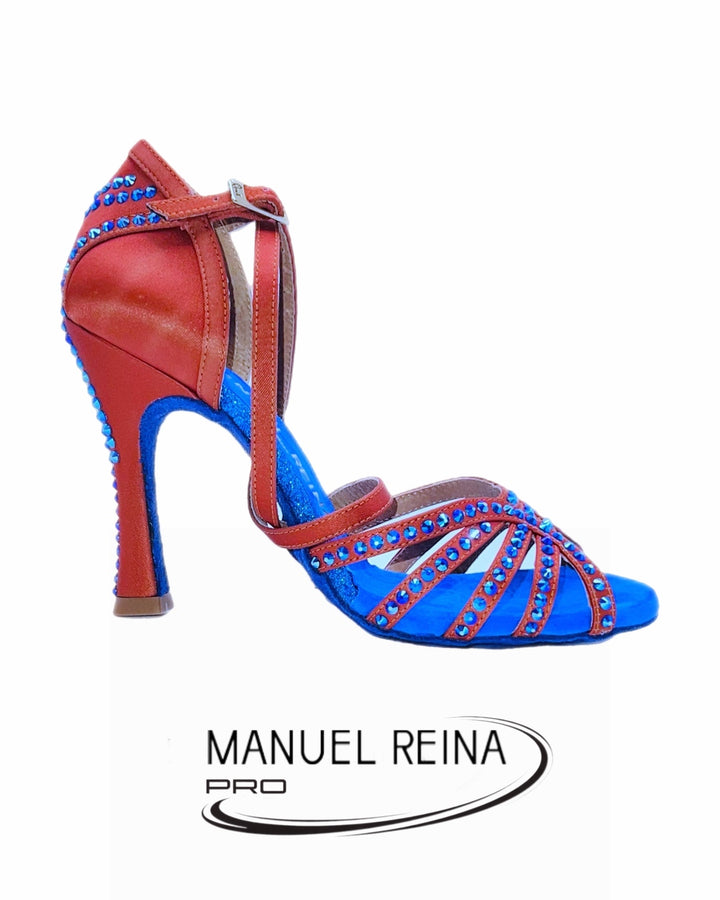LATIN DANCE SHOES Competition 02 Blue Edition