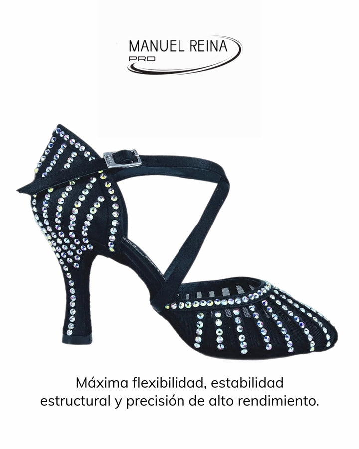 ZAPATOS DE BAILE LATINO Amore Sole Black
