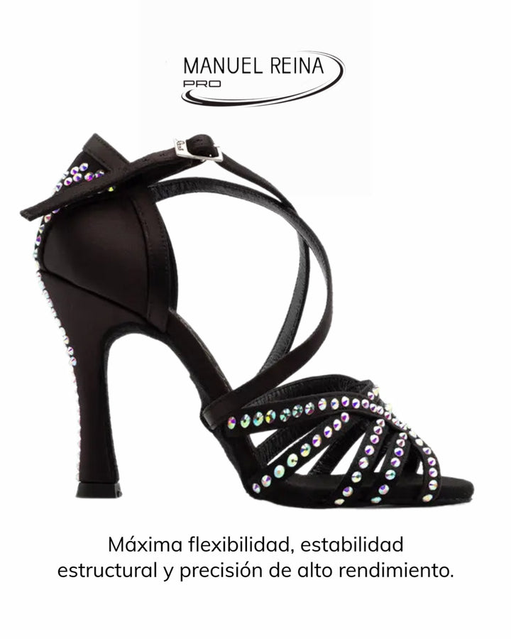 Competition 02 Black Latin Dance Shoes