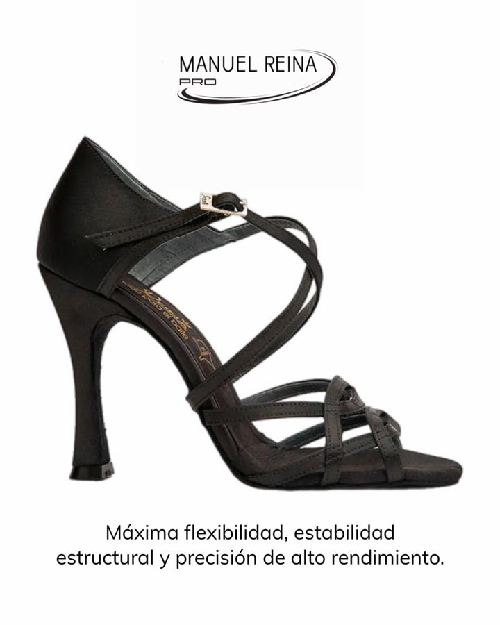 Flex 2 Black Latin Dance Shoes