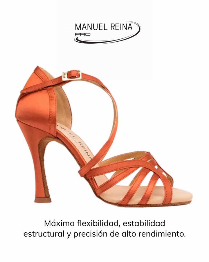 Flex 8 Copper Latin Dance Shoes