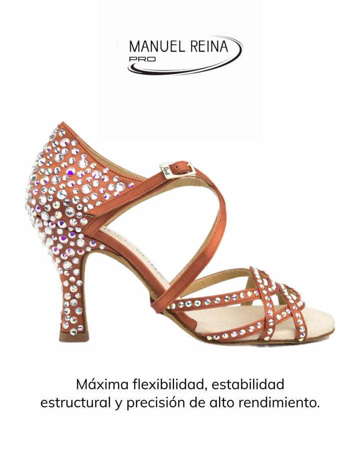 ZAPATOS DE BAILE LATINO Competition 01 Copper LE