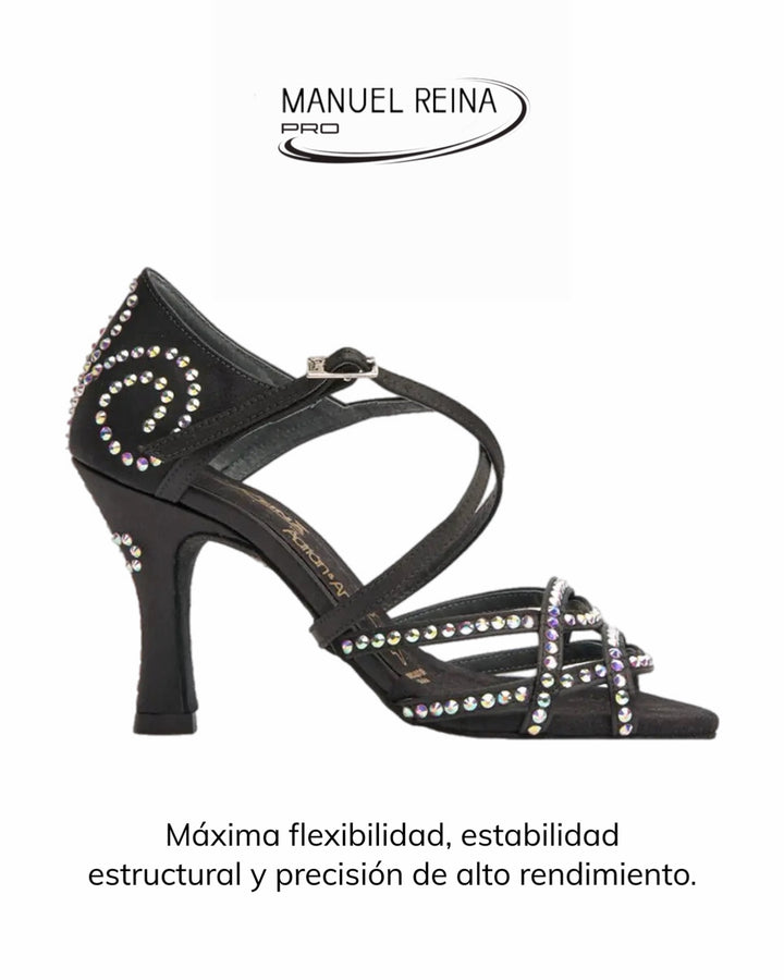 Competition 01 Black Latin Dance Shoes