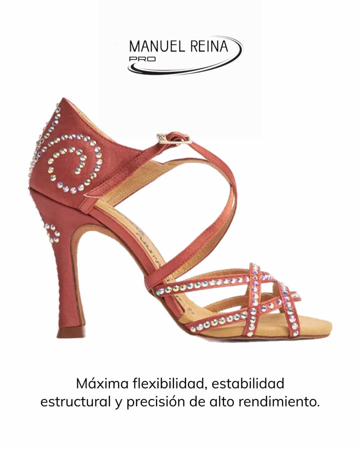 Anita Competition Copper Latin Dance Shoes