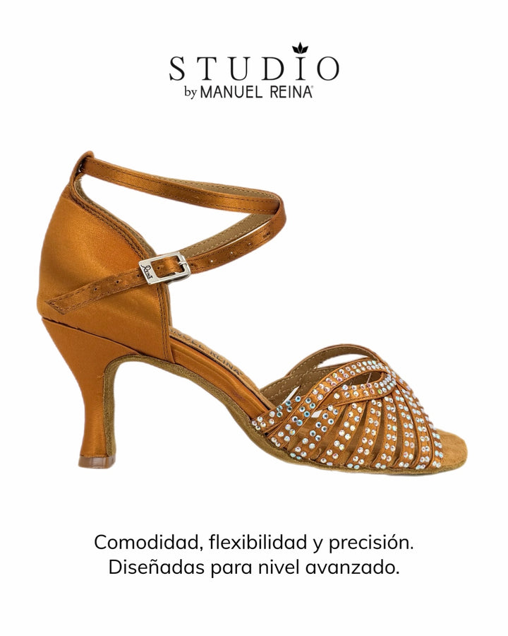 ZAPATOS DE BAILE LATINO     ST 03 COPPER