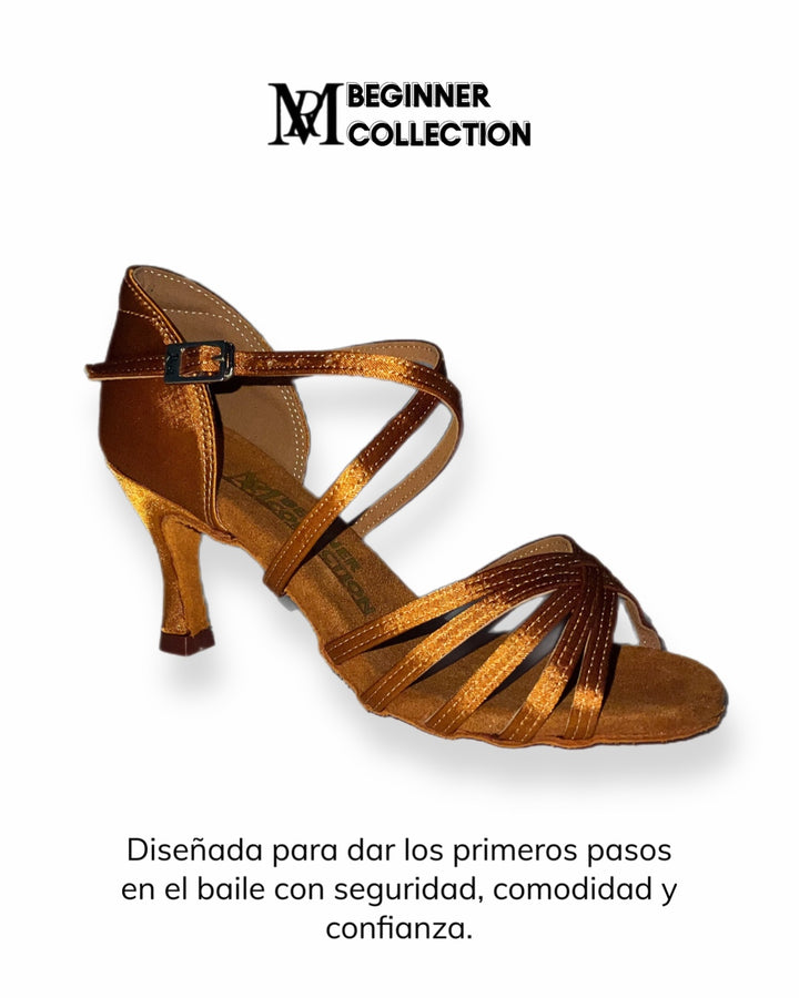 ZAPATOS DE BAILE LATINO     BG 01 COPPER