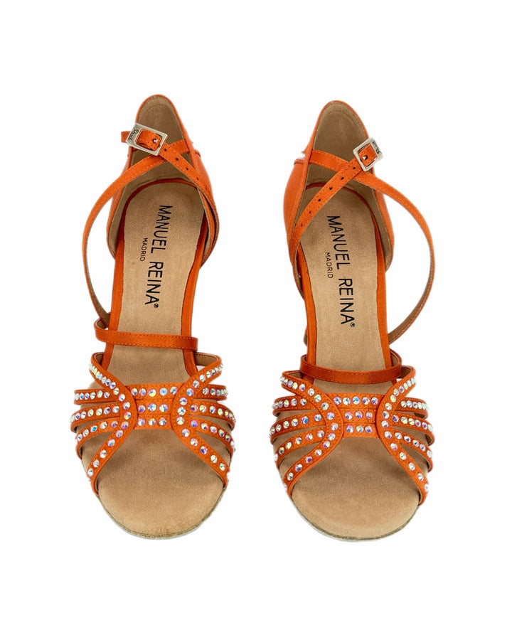 ZAPATOS DE BAILE LATINO Desiree Competition Copper