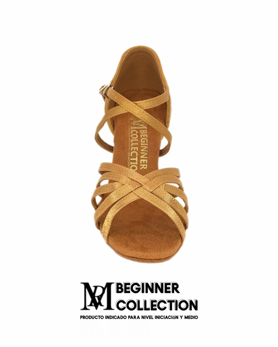 ZAPATOS DE BAILE LATINO     BG 01 TAN