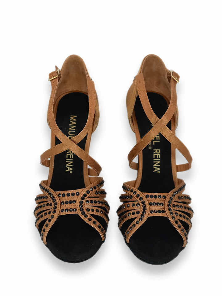 ZAPATOS DE BAILE LATINO Competition 02 Ámbar Edition