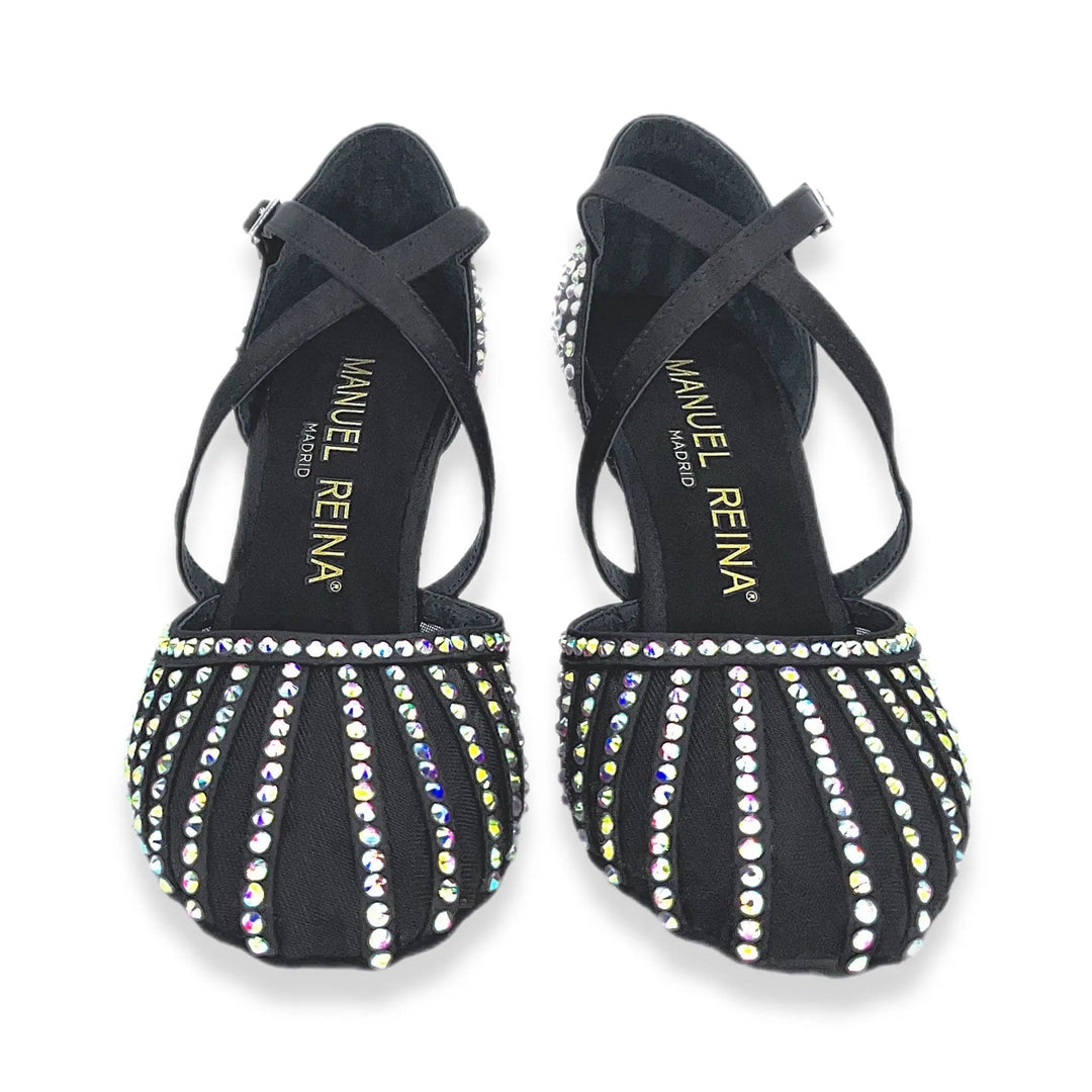 ZAPATOS DE BAILE LATINO Amore Sole Black